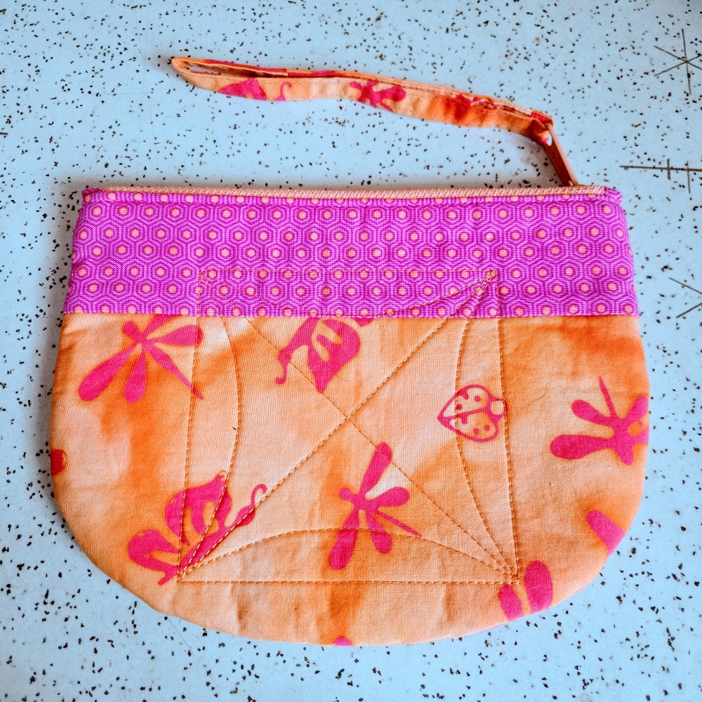 The Old Bag Studio Butterfly Ipsy Zippered Pouch